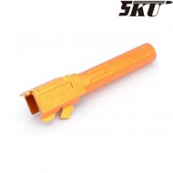 Canna esterna 9ine style gold per pistola vfc/umarex g19 5ku (5ku-gb-472-g)