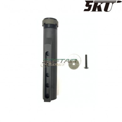 Aluminum stock tube for m4 electric gun 5ku (5ku-77)