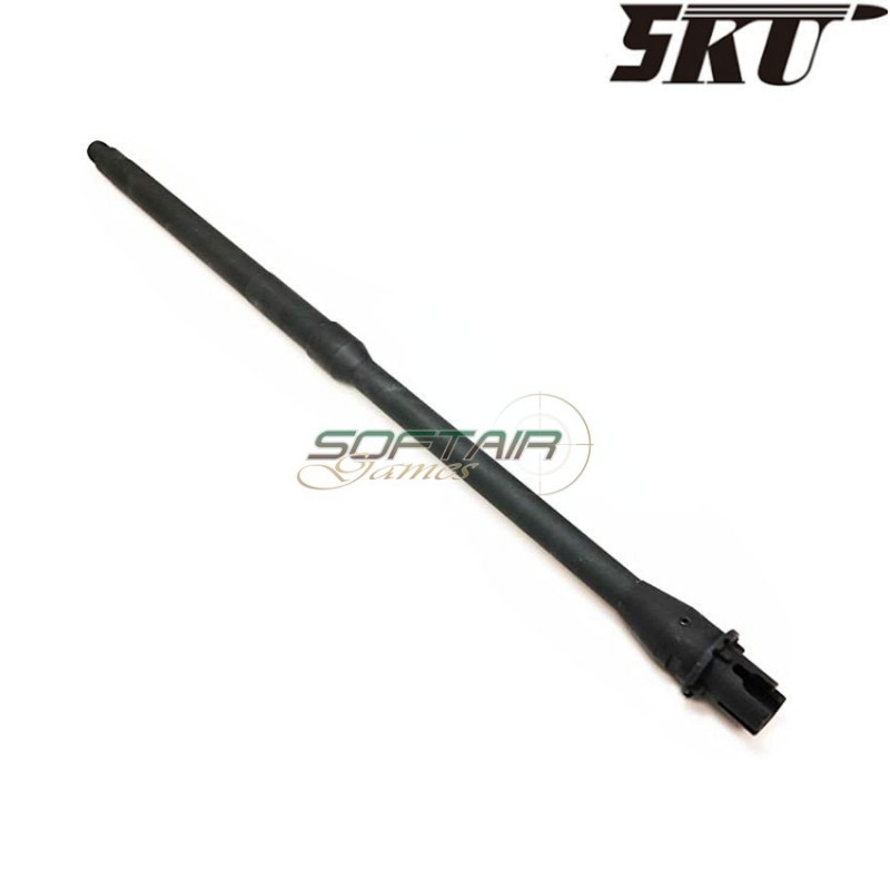 Canna esterna mid-lenght black 18" per aeg m4 5ku (5ku-134)