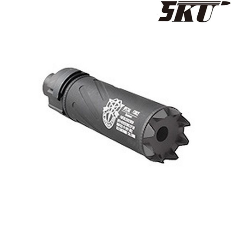 Black SOCOM 556 MINI MONSTER silencer QD type b 14mm CCW 5ku (5ku-184-b)