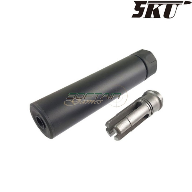 5KU silenziatore SF 556 MINI Socom con spegni fiamma 14mm- (tan