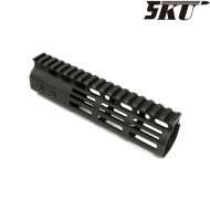 Alluminio nsr 7" LC rail black 5ku (5ku-234-7)