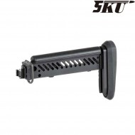 Calcio pieghevole PT-1 GEN.2 ZENITCO style black per fucile elettrico ak 5ku (5ku-262) Calcio pieghevole PT-1 GEN.2 ZENITCO style black per fucile elettrico ak 5ku (5ku-262)