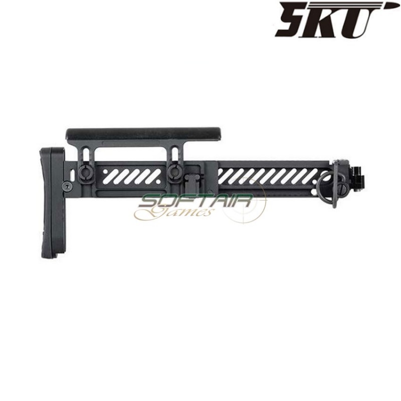 ZENITCO style PT-1 GEN.2 folding stock black for ak electric gun 5ku (5ku-262) ZENITCO style PT-1 GEN.2 folding stock black for ak electric gun 5ku (5ku-262)
