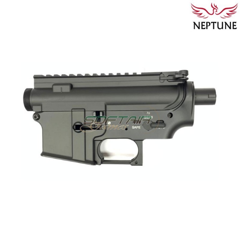 Body m4 aeg black in metal standard type neptune (nte-001a)