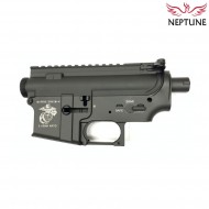 Body m4 aeg black in metal marine type neptune (nte-001b)
