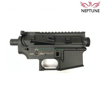 Body m4 aeg black in metal mur type neptune (nte-129a)
