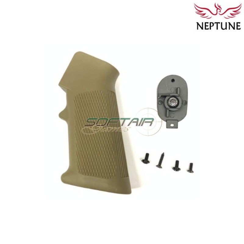 Grip m4 type dark earth for aeg neptune (nte-013-de)