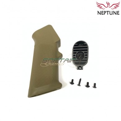 Grip m4 type dark earth per aeg neptune (nte-013-de)