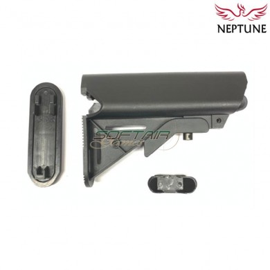 Crane black stock for m4 aeg neptune (nte-040)