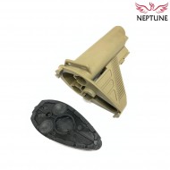 416 dark earth stock for m4 aeg neptune (nte-057-de)