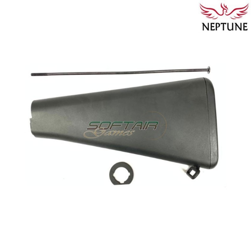 Fixed stock long m16 type 3 black for aeg neptune (nte-189)