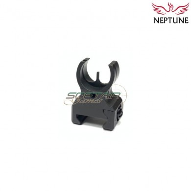 Black 416 style front sight for weaver 20mm neptune (nte-410)