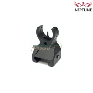 Black 416 style front sight for weaver 20mm neptune (nte-410)