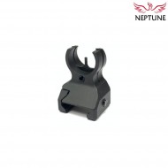 Black 416 style front sight for weaver 20mm neptune (nte-410)