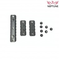 3 pieces set black 416 geissele rail 20mm weaver neptune (nte-180)