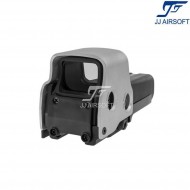 Eotech 558 style dot silver jj airsoft (ja-5064-sv)
