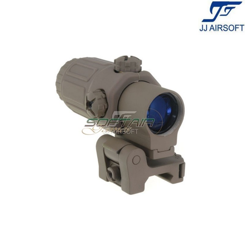 Magnifier 3x g33 et style tan jj airsoft (ja-5348-tan)