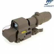 Combo set g33 & xps 3-2 tan jj airsoft (ja-5357-tan)