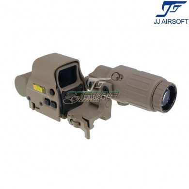 Combo set g33 & xps 3-2 tan jj airsoft (ja-5357-tan)