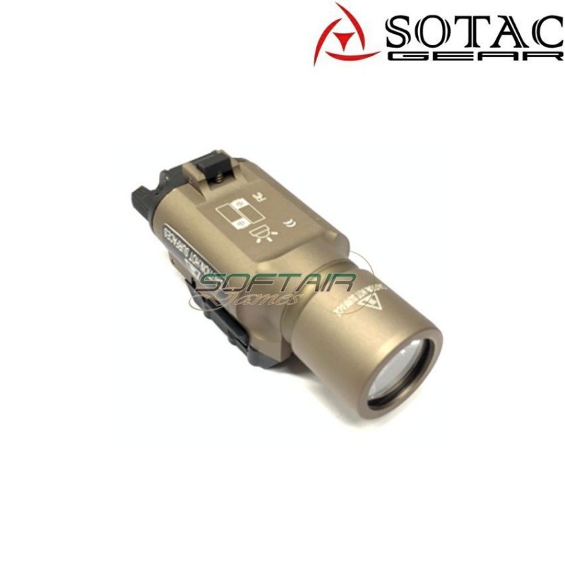 Flashlight x300 dark earth sotac gear (sg-sd-001-de)
