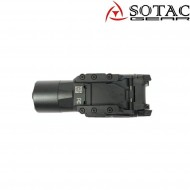 Flashlight x300u black sotac gear (sg-sd-003-bk)