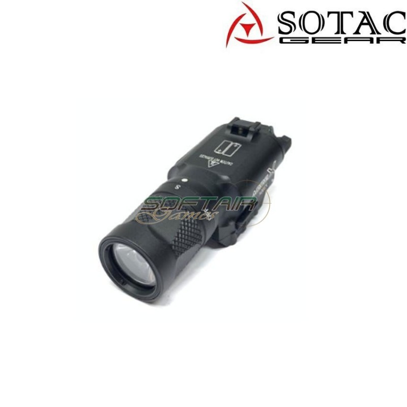 Flashlight x300v black sotac gear (sg-sd-005-bk)
