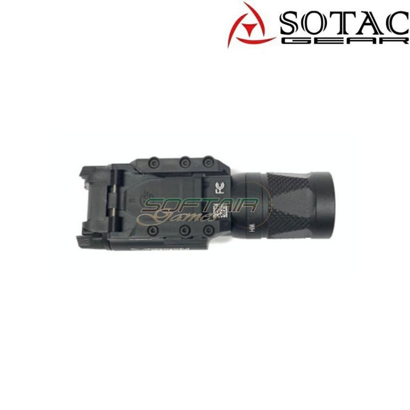 Flashlight x300v black sotac gear (sg-sd-005-bk)