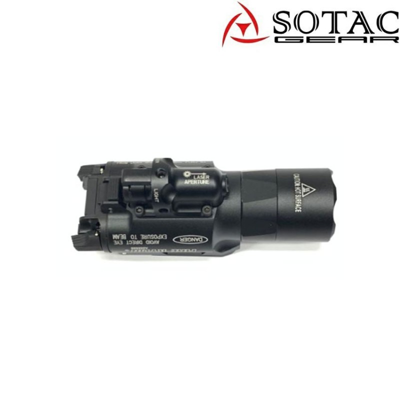 Flashlight x400u black sotac gear (sg-sd-009-bk)
