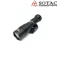 Flashlight m300b black sotac gear (sg-sd-013-bk)