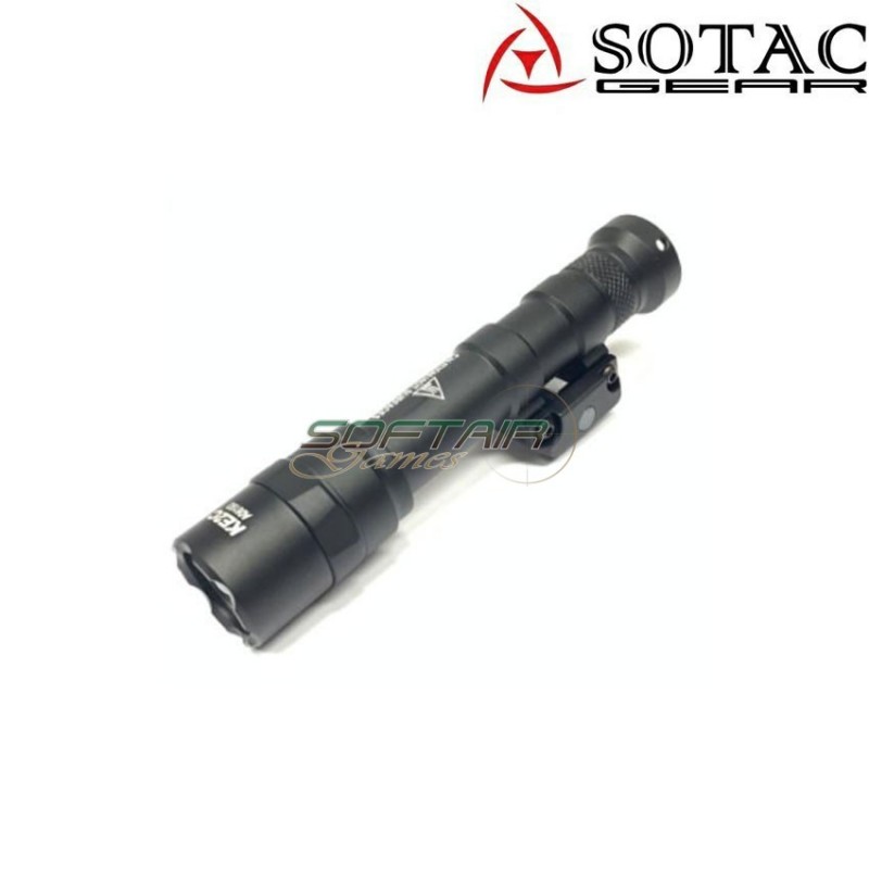 Flashlight m600b black sotac gear (sg-sd-019-bk)