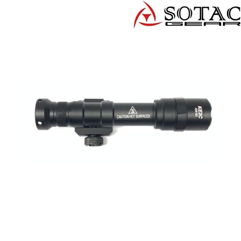 Flashlight m600b black sotac gear (sg-sd-019-bk)