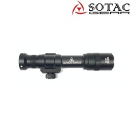 Flashlight m600b black sotac gear (sg-sd-019-bk)
