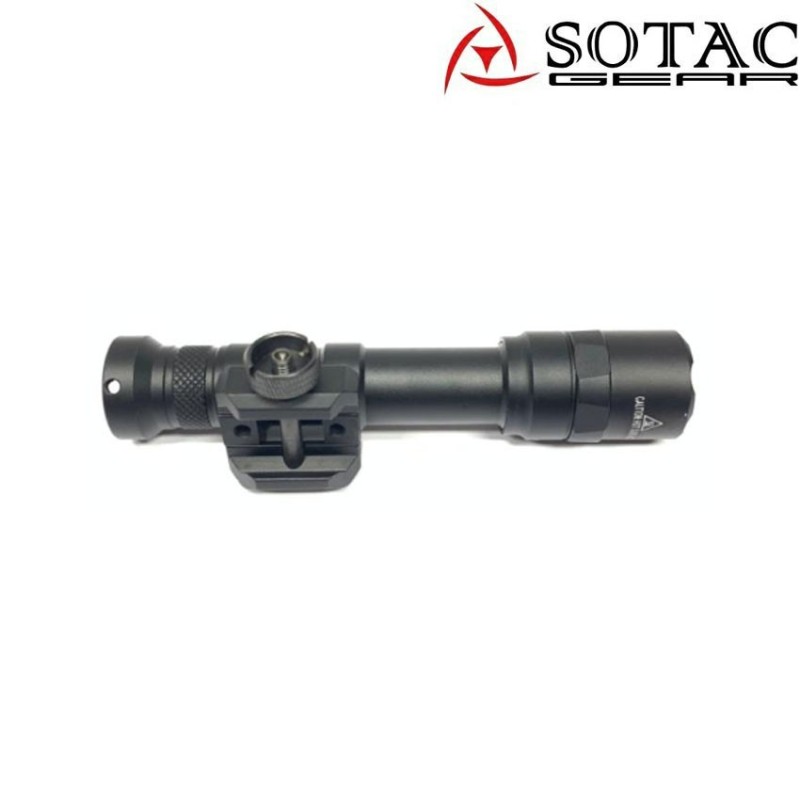 Flashlight m600b black sotac gear (sg-sd-019-bk)