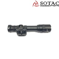 Flashlight m600b black sotac gear (sg-sd-019-bk)