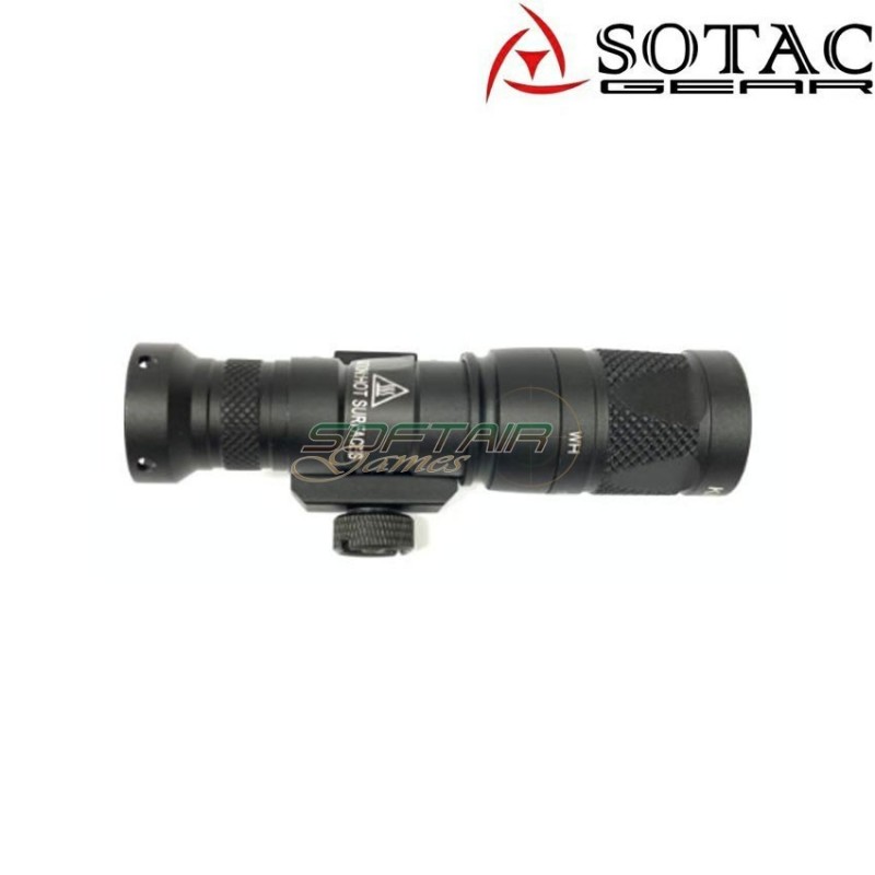 Flashlight m300v black sotac gear (sg-sd-017-bk)