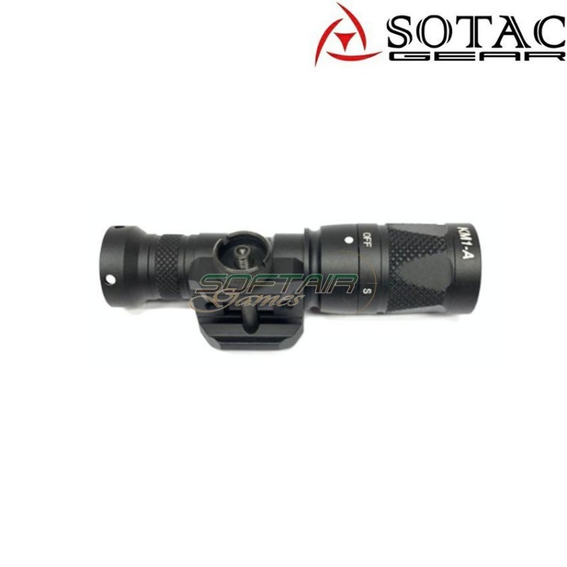 Flashlight m300v black sotac gear (sg-sd-017-bk)