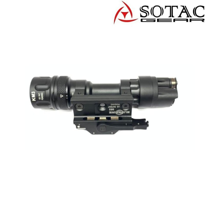 Flashlight m952v black sotac gear (sg-sd-029-bk)