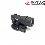 Flashlight m720v black sotac gear (sg-sd-033-bk)