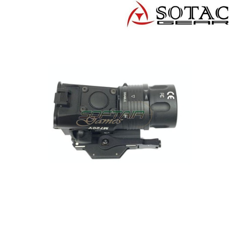 Flashlight m720v black sotac gear (sg-sd-033-bk)