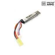Lipo battery tamiya connector 7.4v X 600mah 20/40c pdw type specna arms® (spe-06-029217)