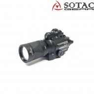 Torcia x400v IR black sotac gear (sg-sd-051-bk)