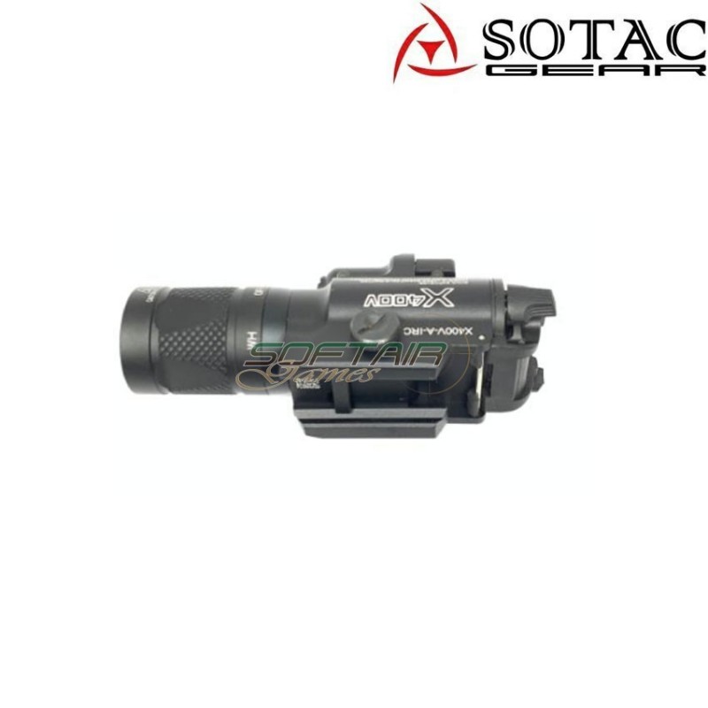 Torcia x400v IR black sotac gear (sg-sd-051-bk)