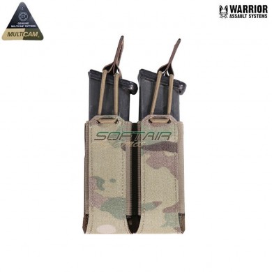 Laser cut double bungee pistol pouch Multicam® Warrior Assault systems (w-lc-dbpp-mc)