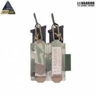 Laser cut double bungee pistol pouch Multicam® Warrior Assault systems (w-lc-dbpp-mc)