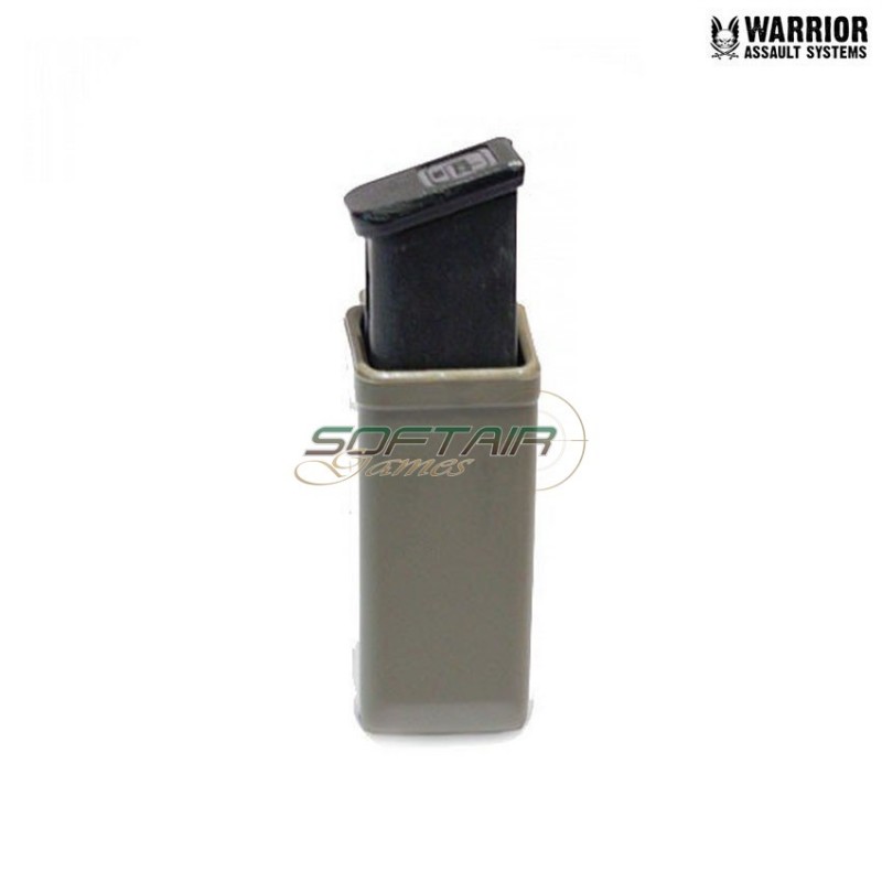 Polymer mag 9mm pouch dark earth warrior assault systems (w-eo-psp-9-de)