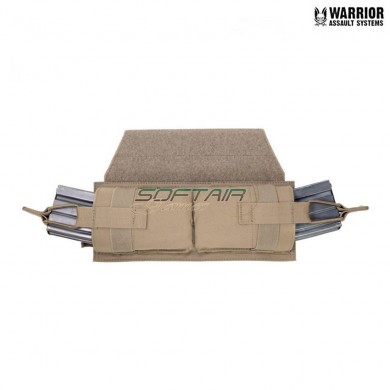 Horizontal Velcro Mag pouch coyote tan warrior assault systems (w-eo-hvmp-ct)