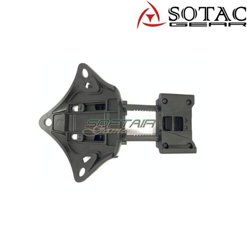 Mount elmetto l4g19 con shroud set black sotac (sg-l4g19-bk)