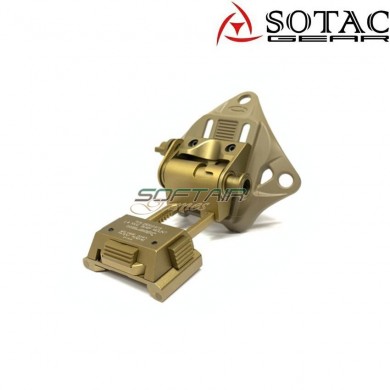 Mount helmet l4g19 with shroud set dark earth sotac (sg-l4g19-de)