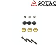 Mount elmetto l4g19 con shroud set dark earth sotac (sg-l4g19-de)